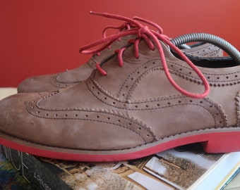 Wolverine 1883 Men’s Wingtop Oxfords Shoes Wolverine 1883 Brogue Wingtip Shoes – Gray Leather, Blue  main image 2