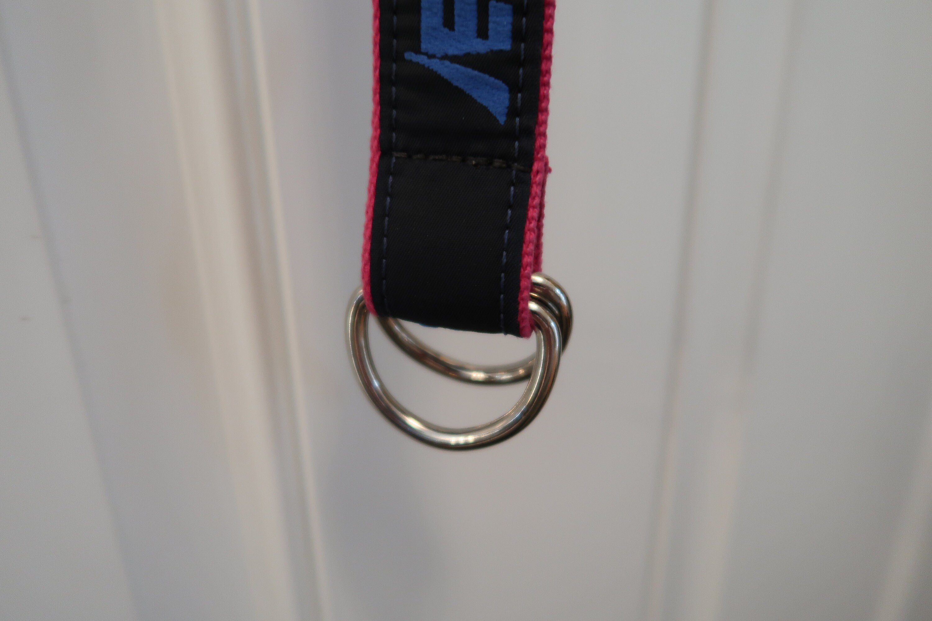 Rare vintage 80s Bitter End Yacht Club D-ring belt 36” Retro Skier Ribbon D-Ring Belt main image 3