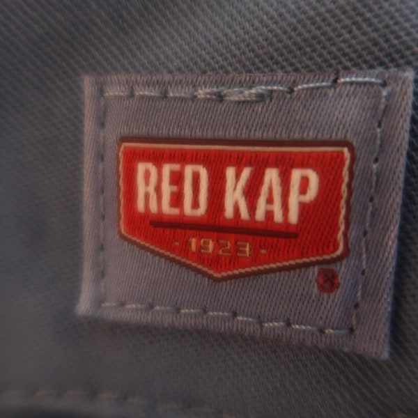 Red Kap work pants - 36 inch waist x 29 inch inseam - Postman Blue - with cuffs - anyone can wear Dickies.