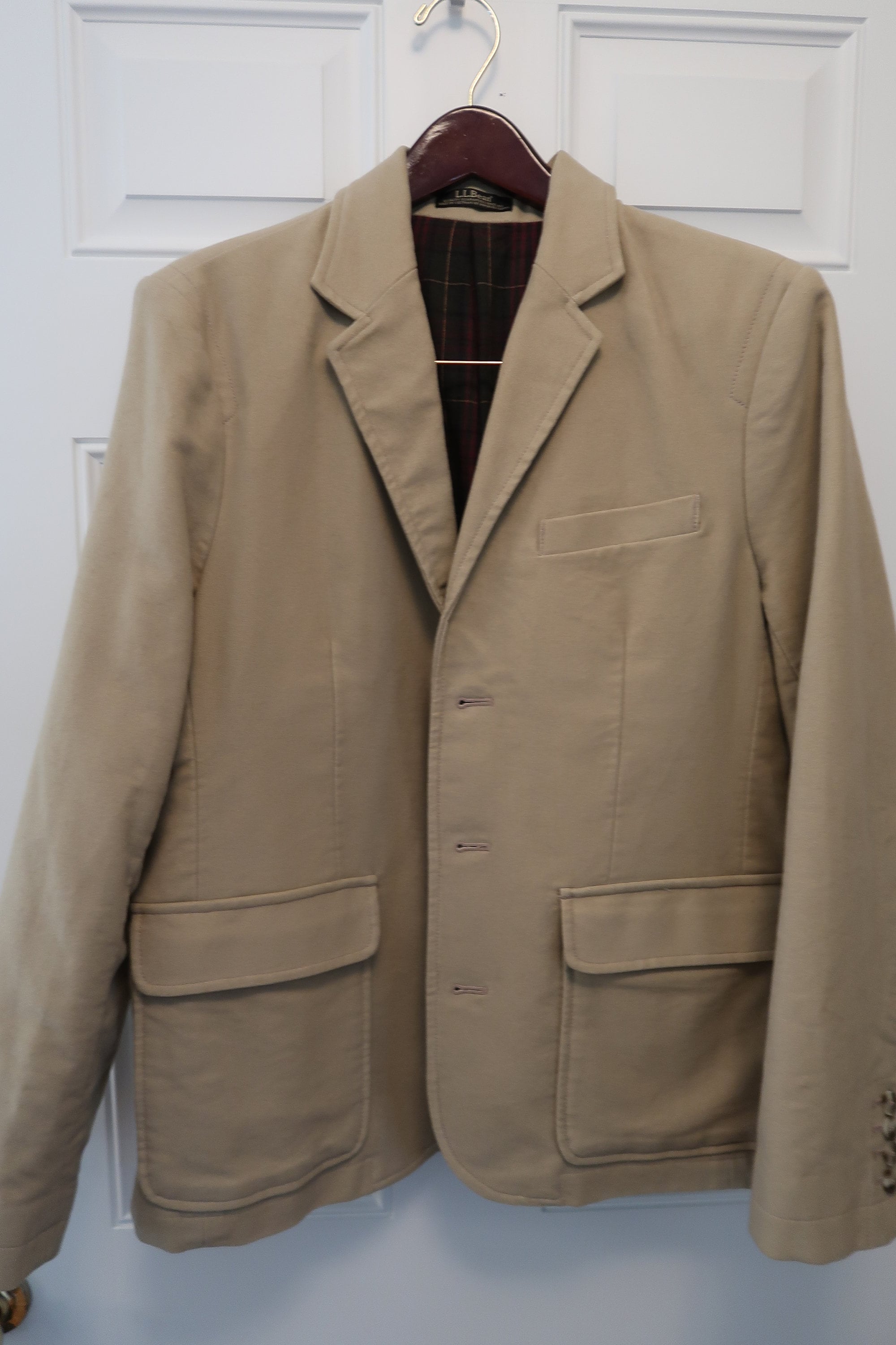 Vintage L.L. Bean Blazer Sports Jacket Heavyweight Cotton