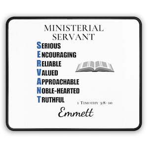 Acróstico para juegos del Siervo Ministerial / Versículo bíblico 1 Timoteo