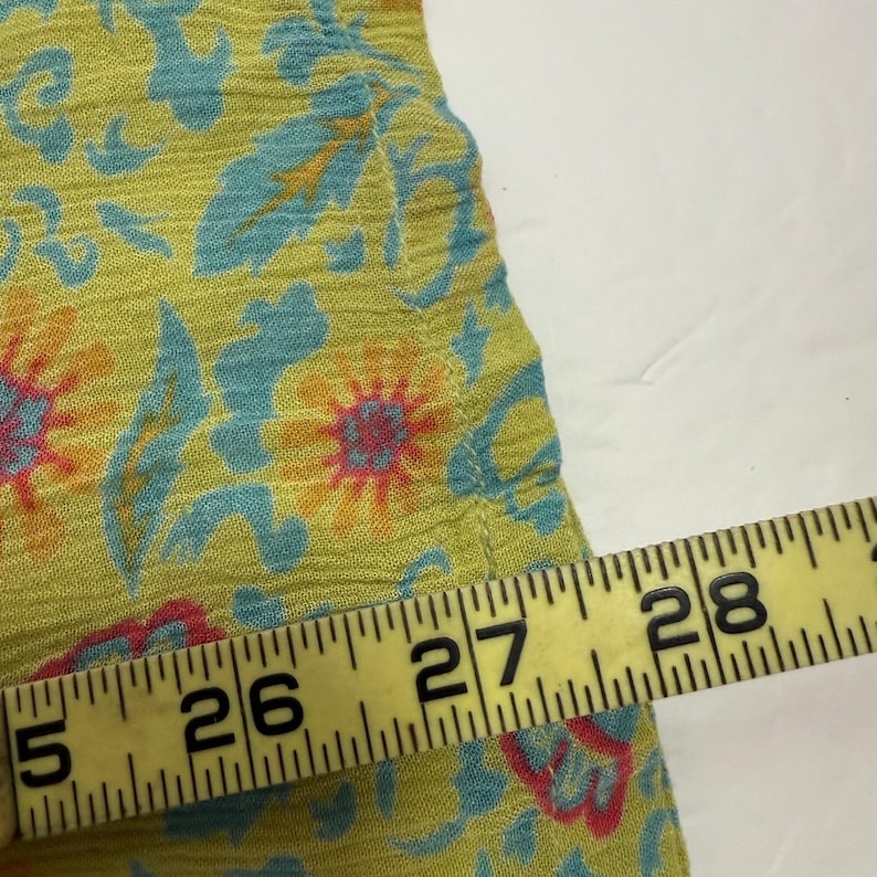 Vintage Free People Floral Halter Blouse Tunic Sleeveless Summer India S Small image 6