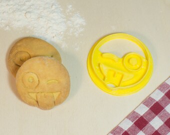 Forma llamativas cookies de emoticonos - Emoji Cookie Cutter