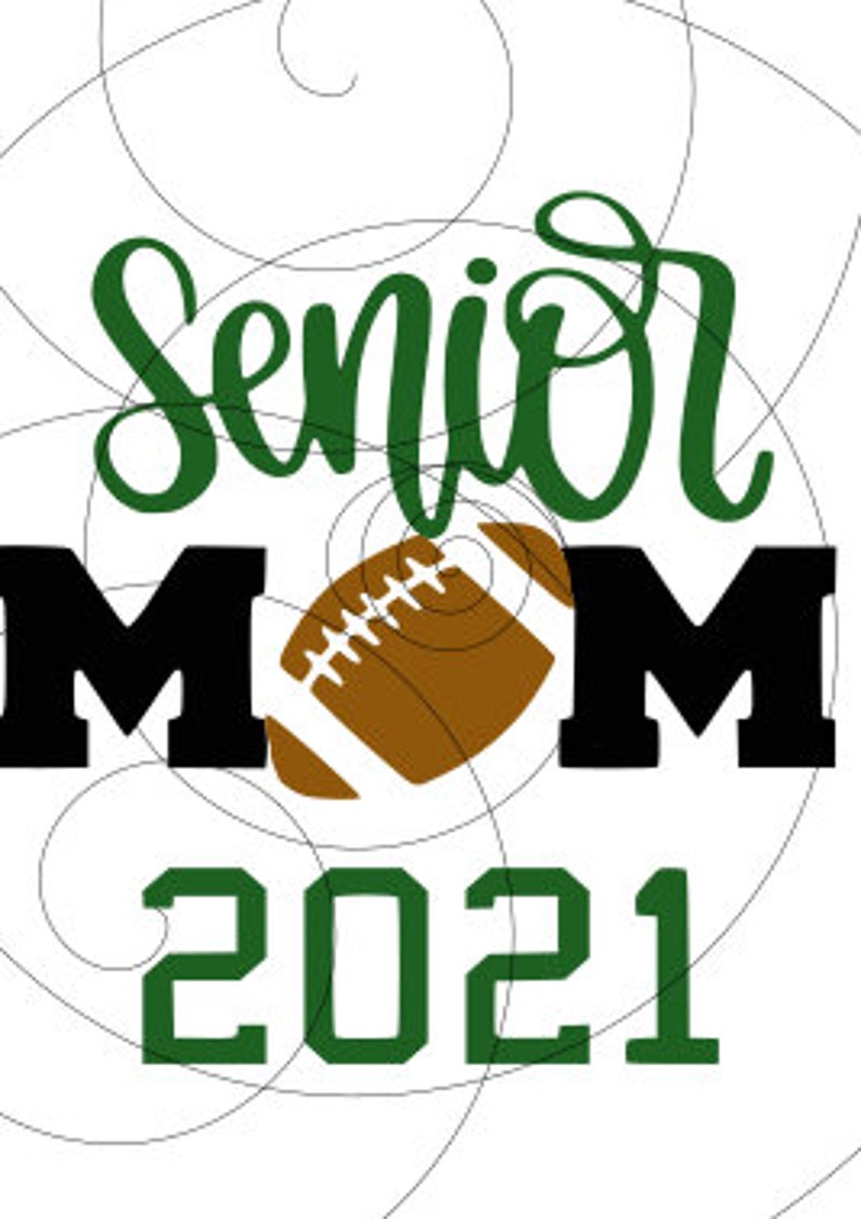 Download Senior mom 2021 football.. Files for Cricut Silhouette SVG | Etsy