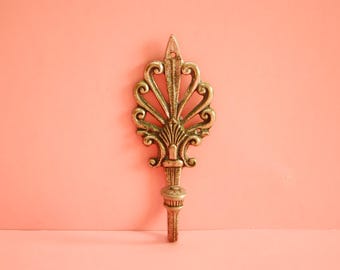 Antique Victorian Metal Coat Hook Hanger