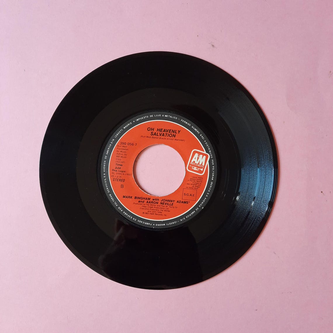 Vintage - Lou Reed – September Song |  Vinyl 7" 45 RPM Single Record | Eighties retro 1985 |, foto 3 di 4