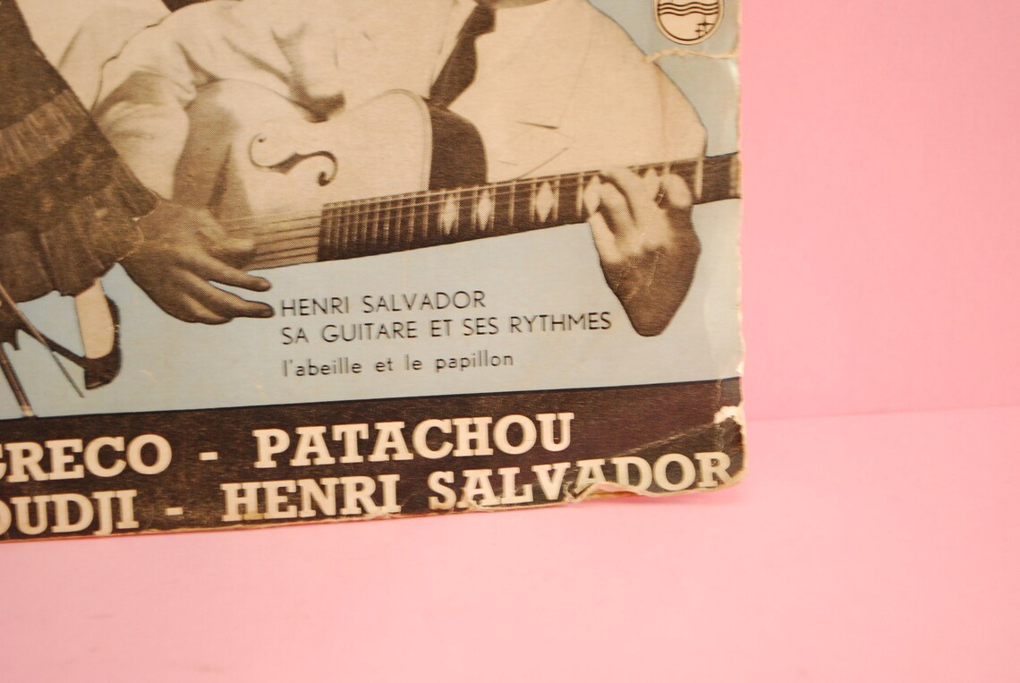 Juliette Greco - Patachou - Mouloudji - Henri Salvador |  Vinyl 7" 45 RPM EP Record | Fifties retro  1959 |, foto 2 di 5