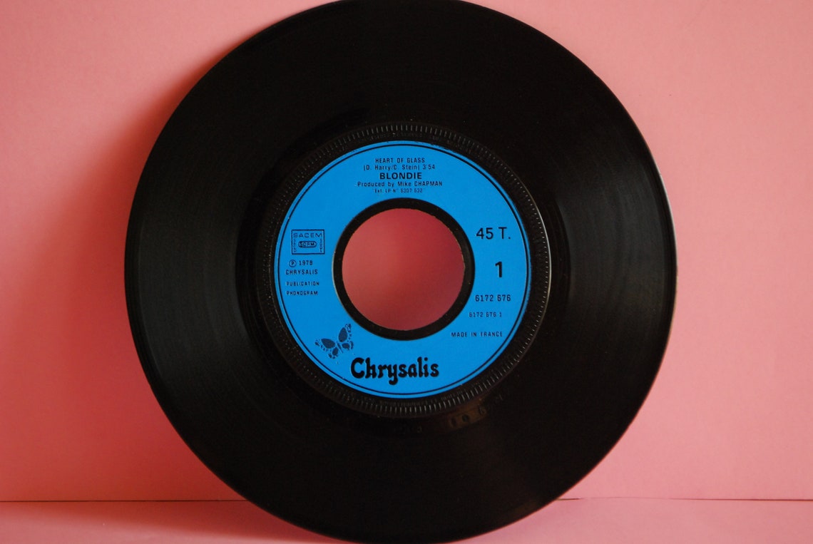 Blondie - Heart Of Glass |  Vinyl 7" 45 RPM Single Record | Seventies retro 1979 |, foto 2 di 4