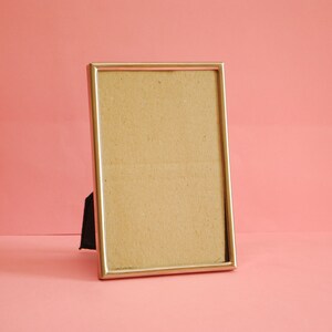 Antique Picture Frame chromed |  Vintage picture frames | Vintage photo frame | Metal frame | Rectangular Frame | Standing Frame