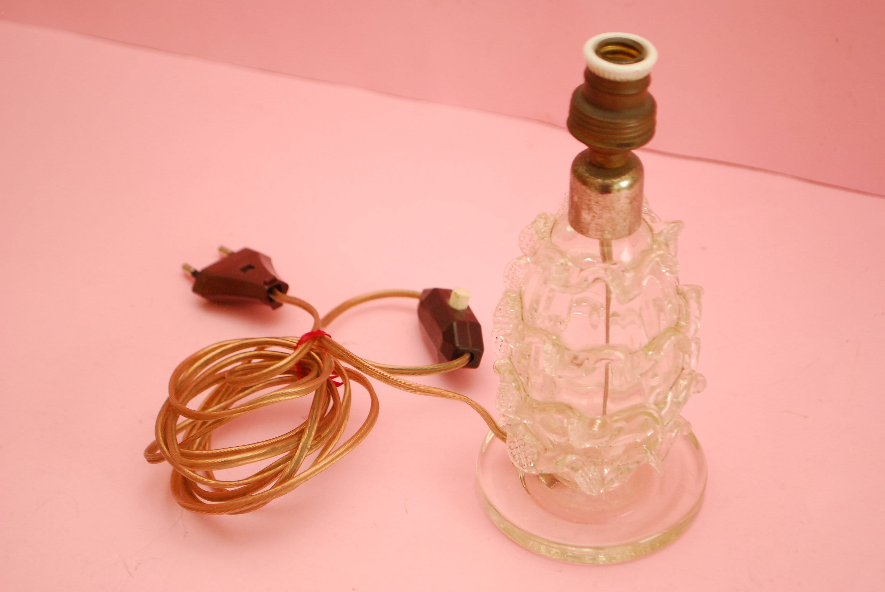 Vintage Table Lamp Antique Glass Table Lamps Vintage Home Etsy