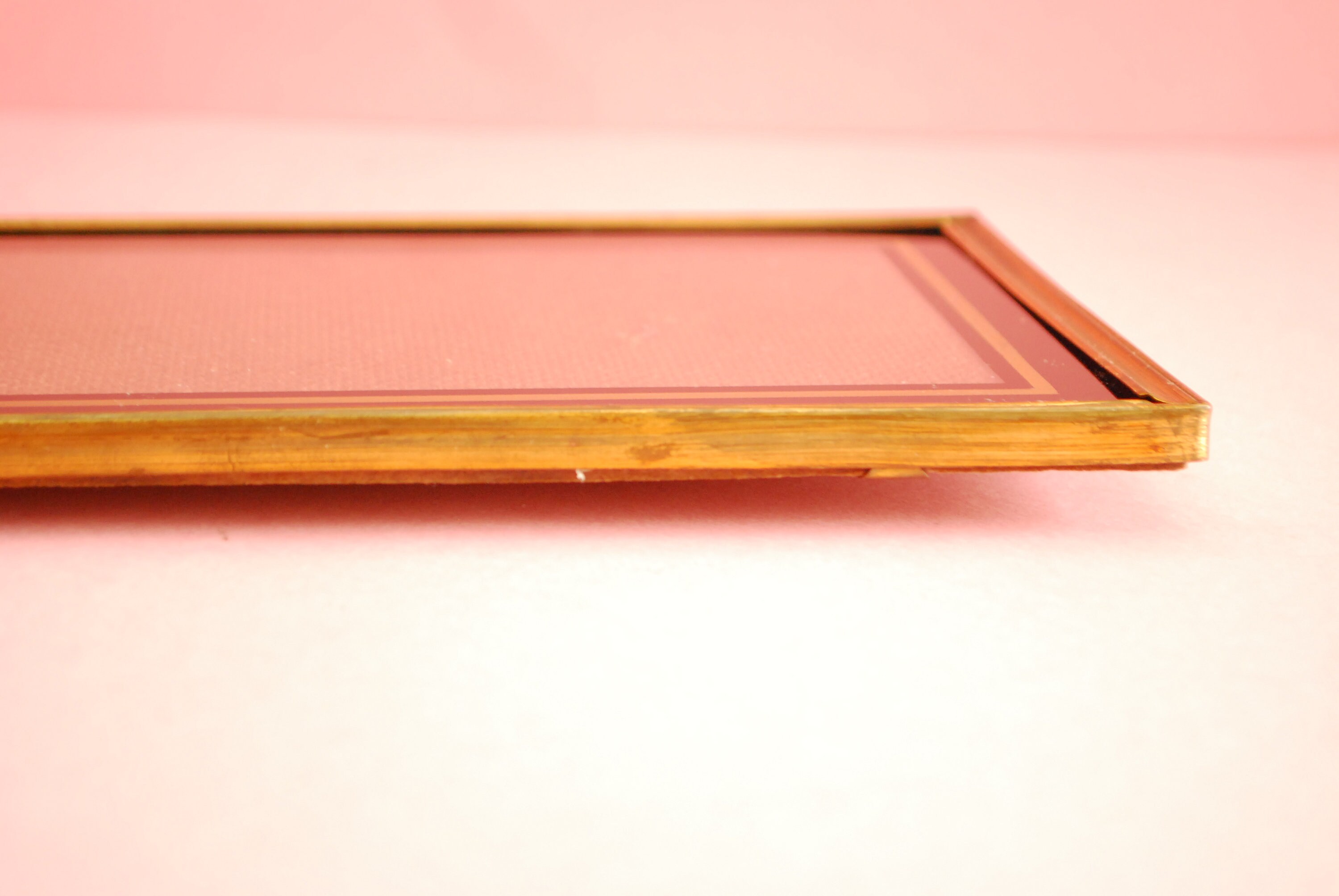 Antique Metal Picture Frame Tin Frame . Vintage Rectangular Etsy
