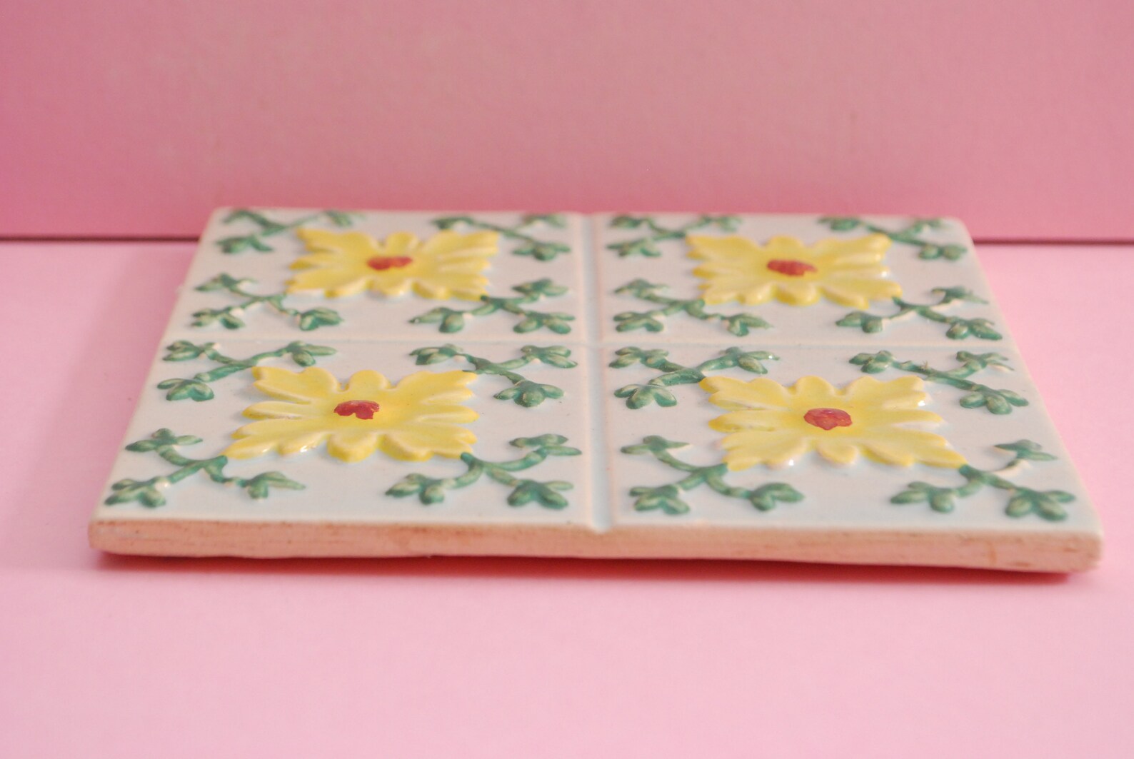 Ceramic Tile Wall Art Replica of a Genuine Vintage Etsy