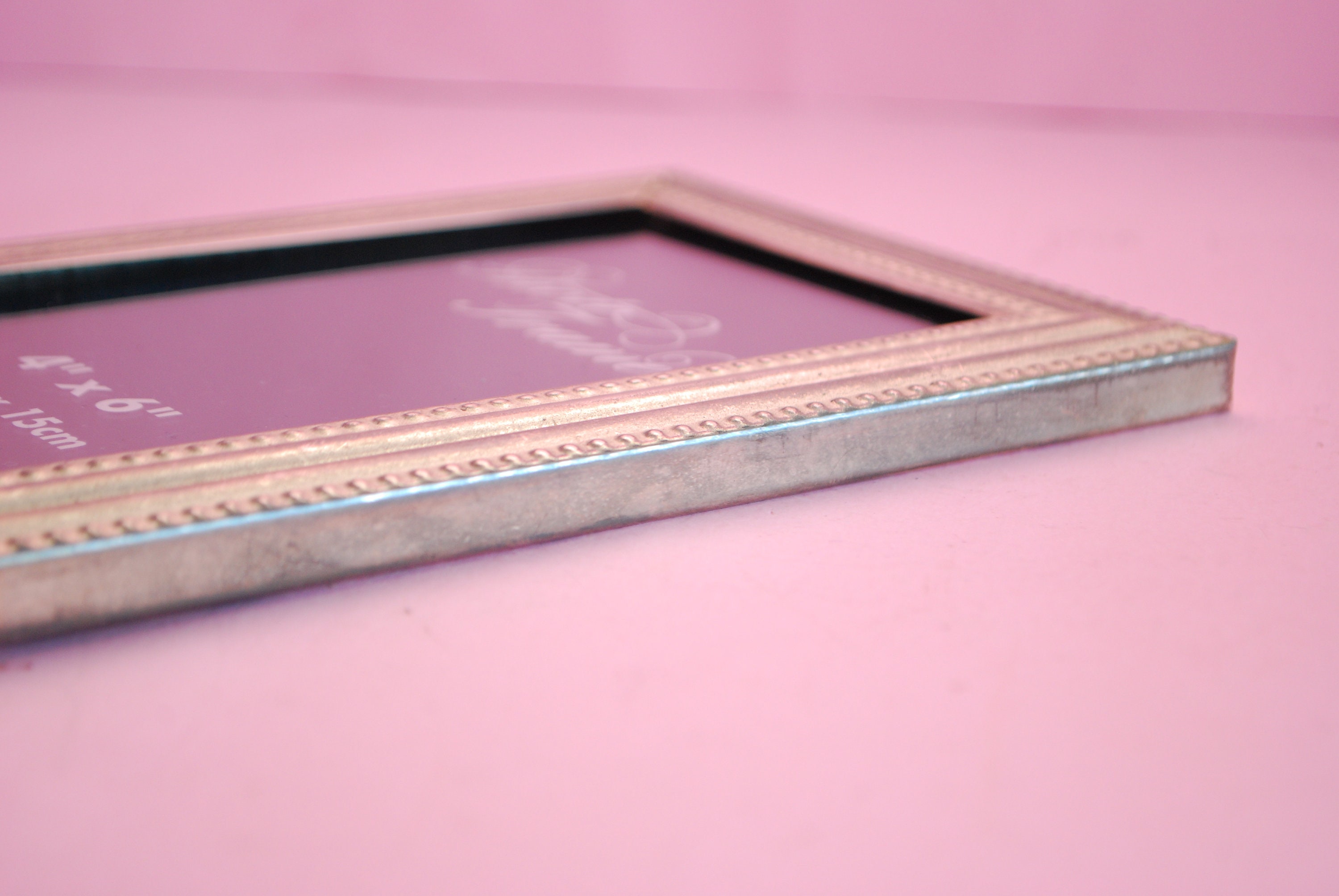 Antique Picture Frame Chrome Plated Vintage Picture Frames Etsy