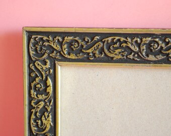 Antique rectangular Picture Frame | Vintage picture frames | Vintage photo frame | Black and Grey picture frame |