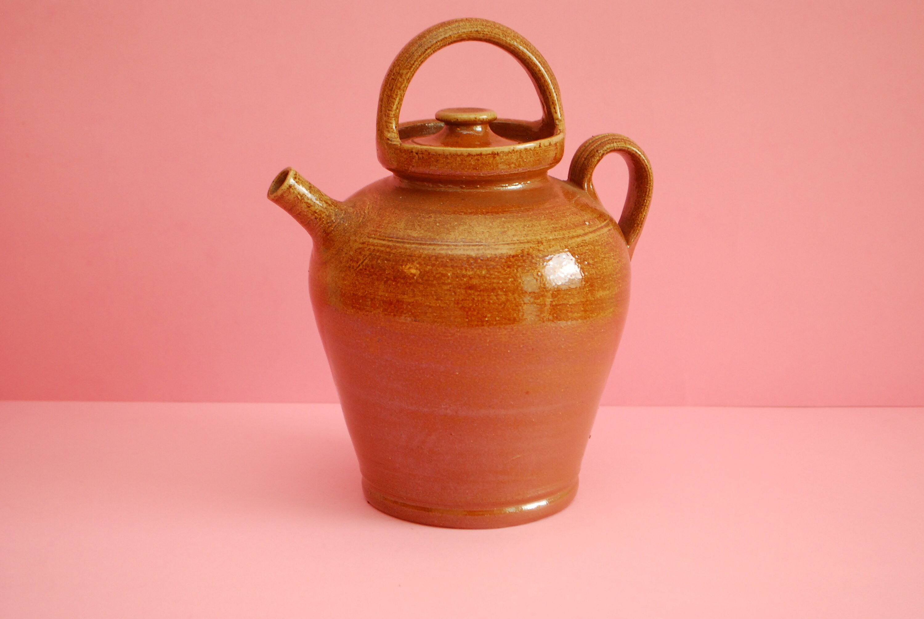 Vintage Ceramic Amphora Sand Stone Jar | Vintage Stoneware Jar