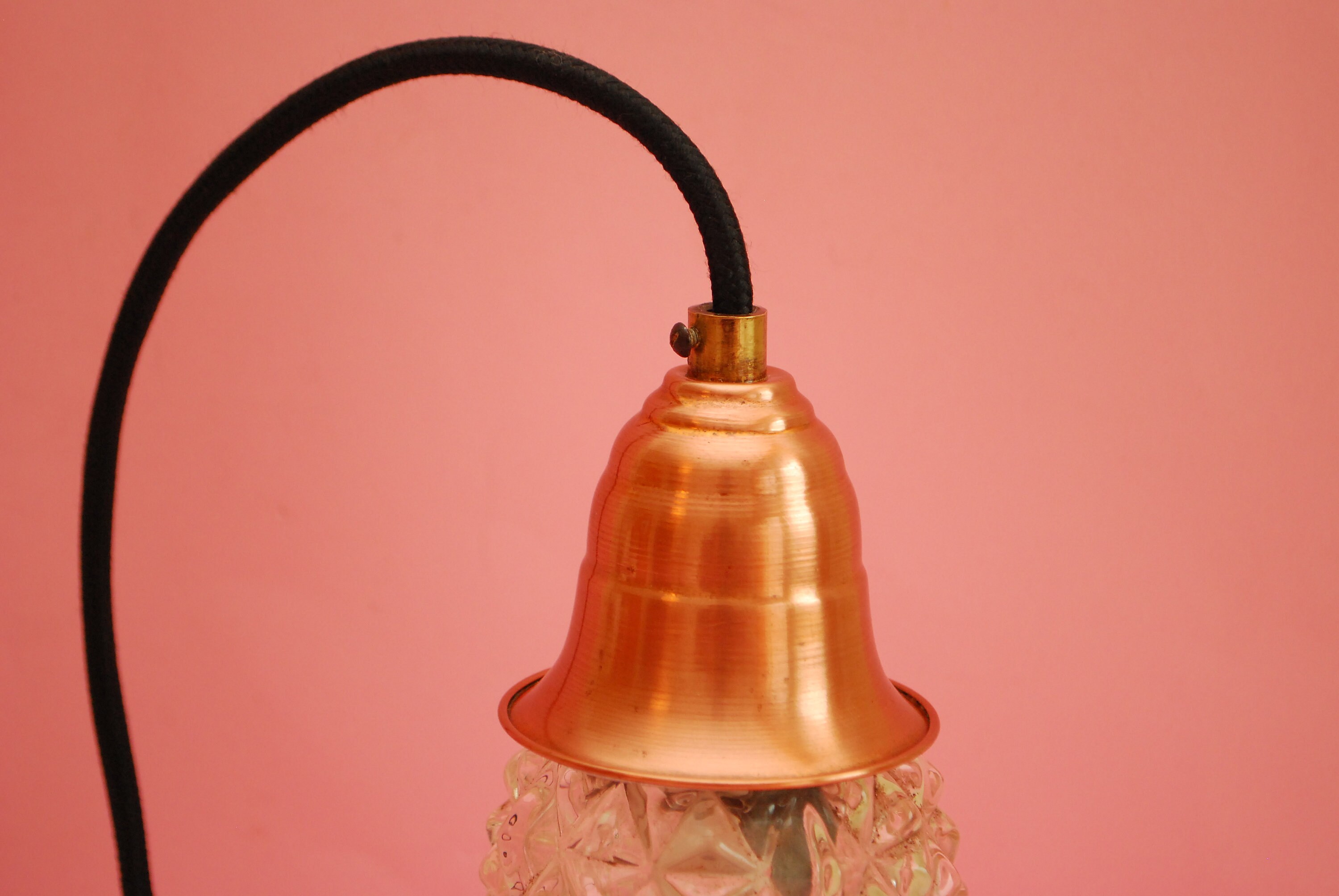 Vintage Ceiling Light. Vintage Deco Pendant Ceiling Light Etsy