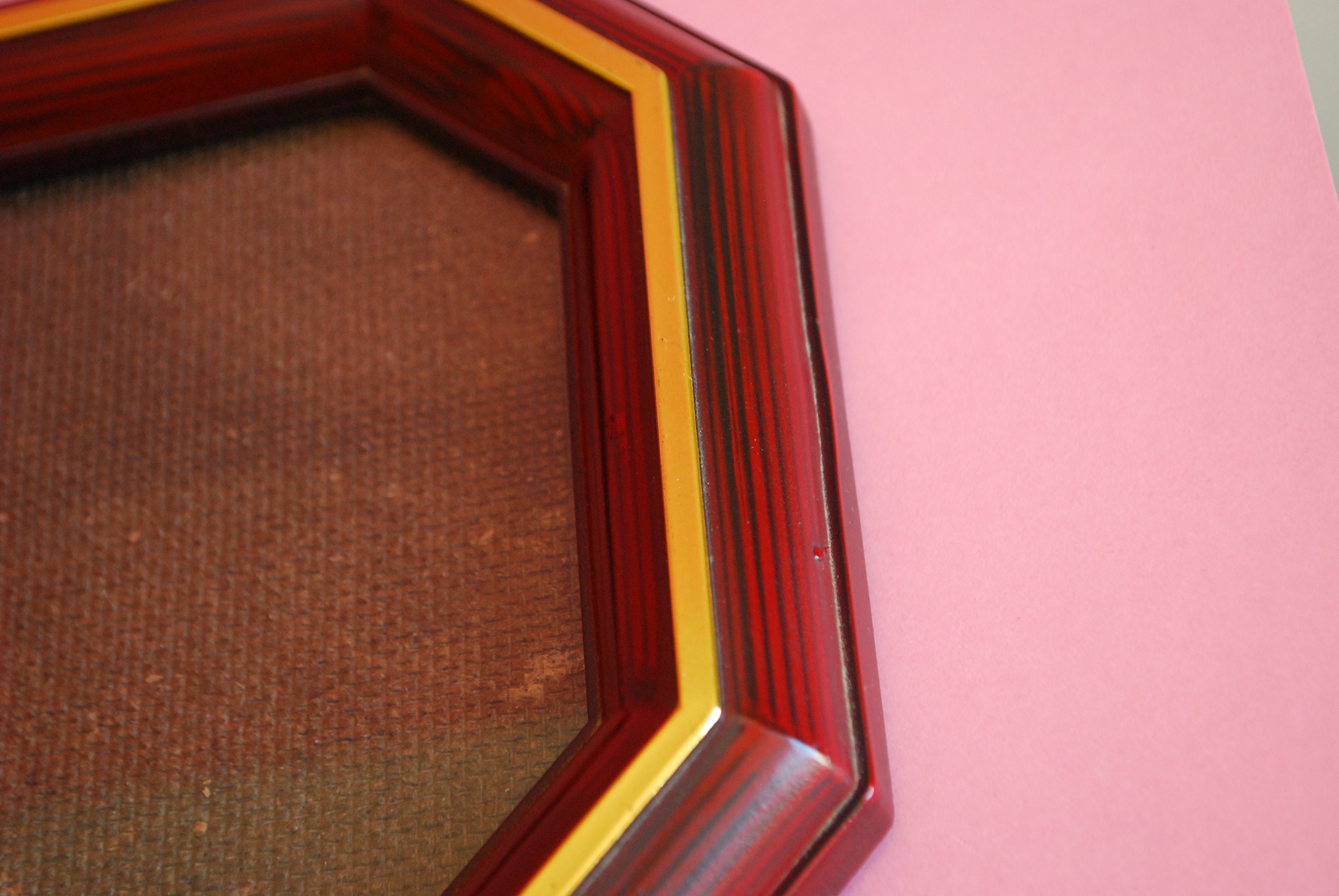 Antique plastic Picture Frame Acrylic vintage frame Vintage Etsy