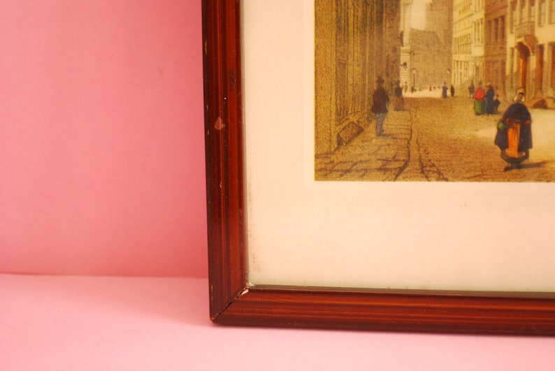 Antique Wooden Picture Frame Vintage Wooden Brown Photo Frame Vintage