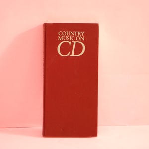 Livre country music vintage sur CD, couverture rigide 1995 | Compilé par David Sandison | Livre de musique