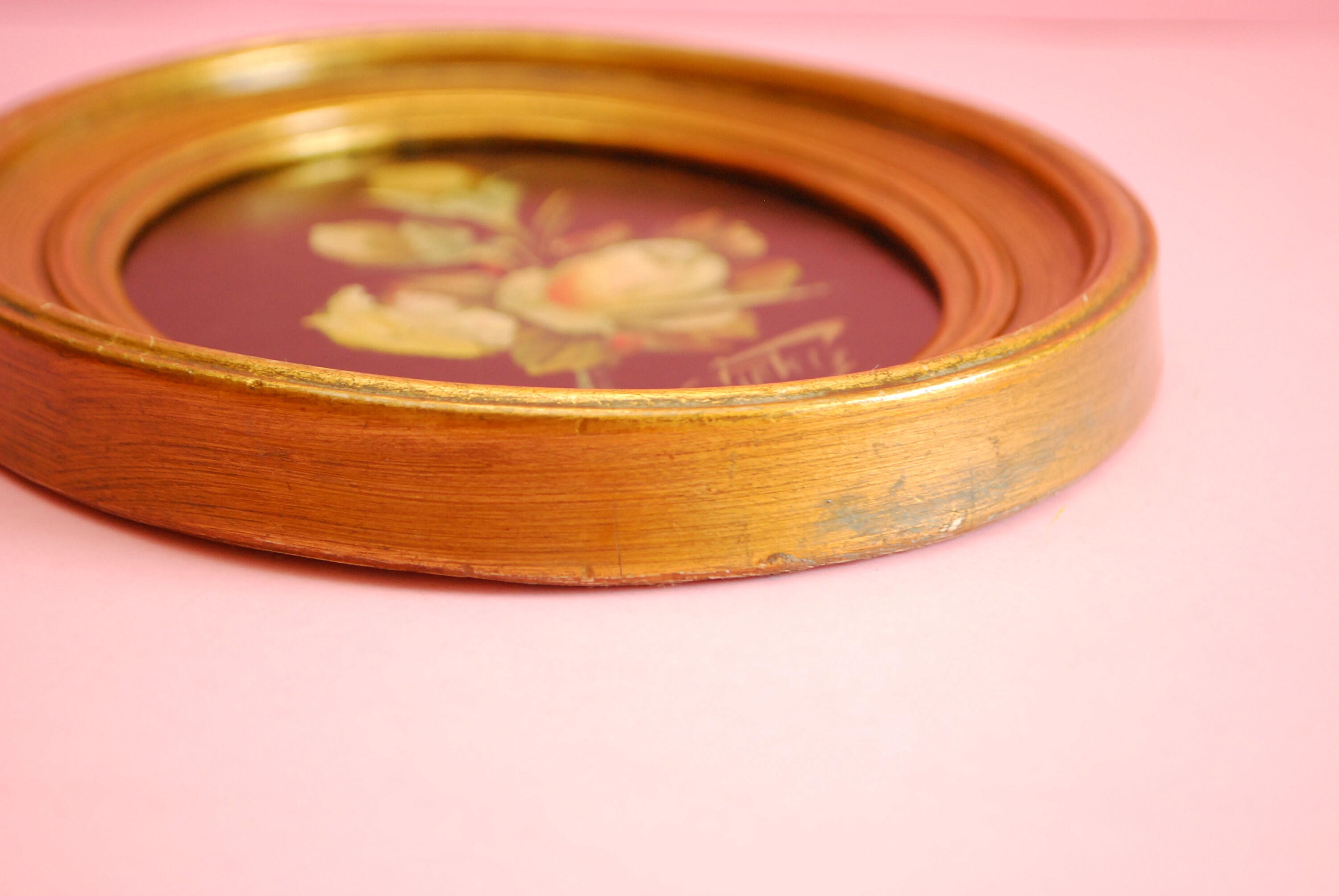 Antique Plywood Picture Frame Vintage Frame Vintage Etsy