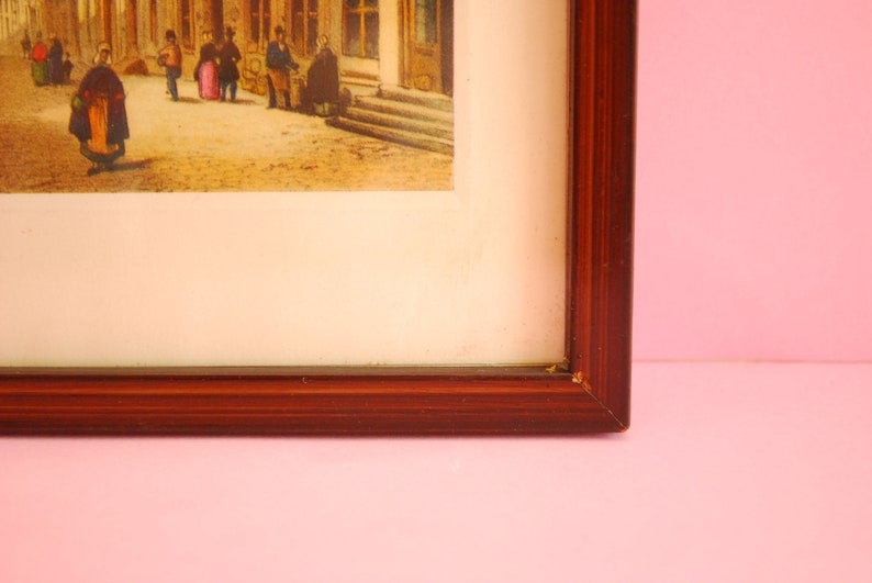 Antique Wooden Picture Frame Vintage Wooden Brown Photo Frame Vintage