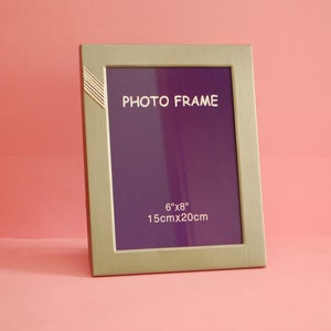 Antique Picture Frame chromed | Vintage picture frame | Vintage photo frame | Rectangular Picture Frame |