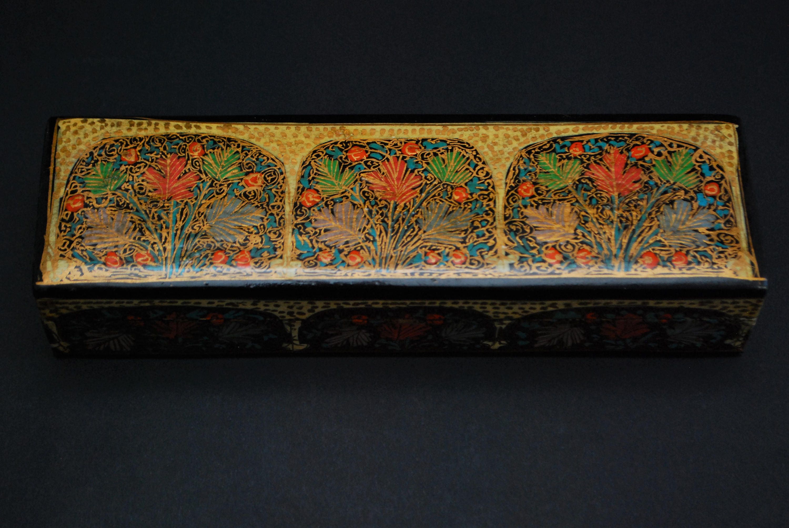 Tea Box Chinese Antique Wood Tea Box Antique Flowered Tea Etsy