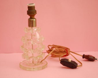 Vintage Table Lamp | Antique glass Table Lamps  | Vintage Home Decor Electric Lamp | Retro lamp | Bedside Lighting Bedroom