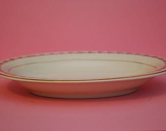 Vintage Platter Sacavem | Sacavém Portugal Ceramic | Small Platter Oval Shape | Antique dish