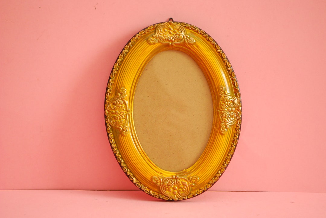 Antique Plastic Picture Frame Acrylic Vintage Frame Vintage Etsy