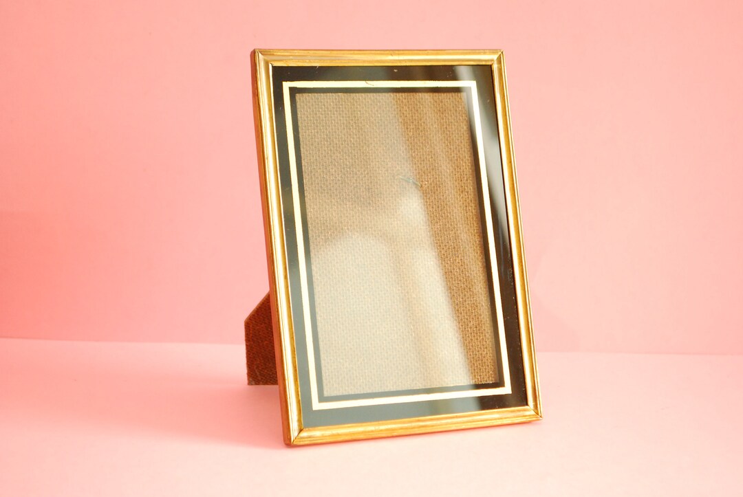 Antique Metal Picture Frame Tin Frame . Vintage Rectangular Etsy