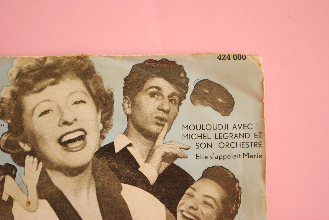 Juliette Greco - Patachou - Mouloudji - Henri Salvador |  Vinyl 7" 45 RPM EP Record | Fifties retro  1959 |, foto 3 di 5