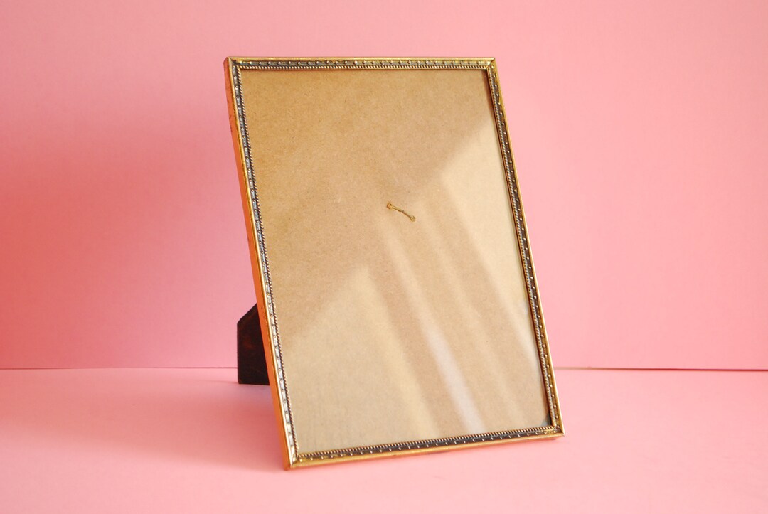 Antique Metal Picture Frame Tin Frame Vintage Rectangular Photo Frame