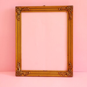 Antieke houten fotolijst | Vintage rechthoekige fotolijst | Vergulde fotolijst | Victoriaanse fotolijst