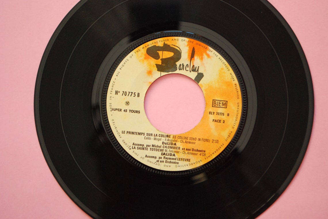 Dalida - Viva La Pappa | Vinyl, 7", EP, 45 RPM | Sixties 1965 retro |, foto 4 di 4