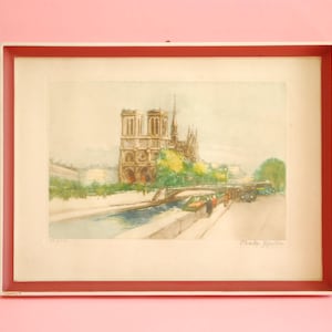 Original Lithograph by Charles Cobelle, 