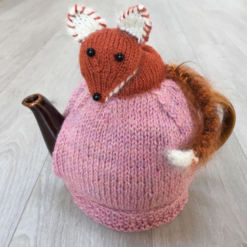 Fox Teapot Cosy Hand knitted tea cosy Tea Cosy Fox Gifts Etsy