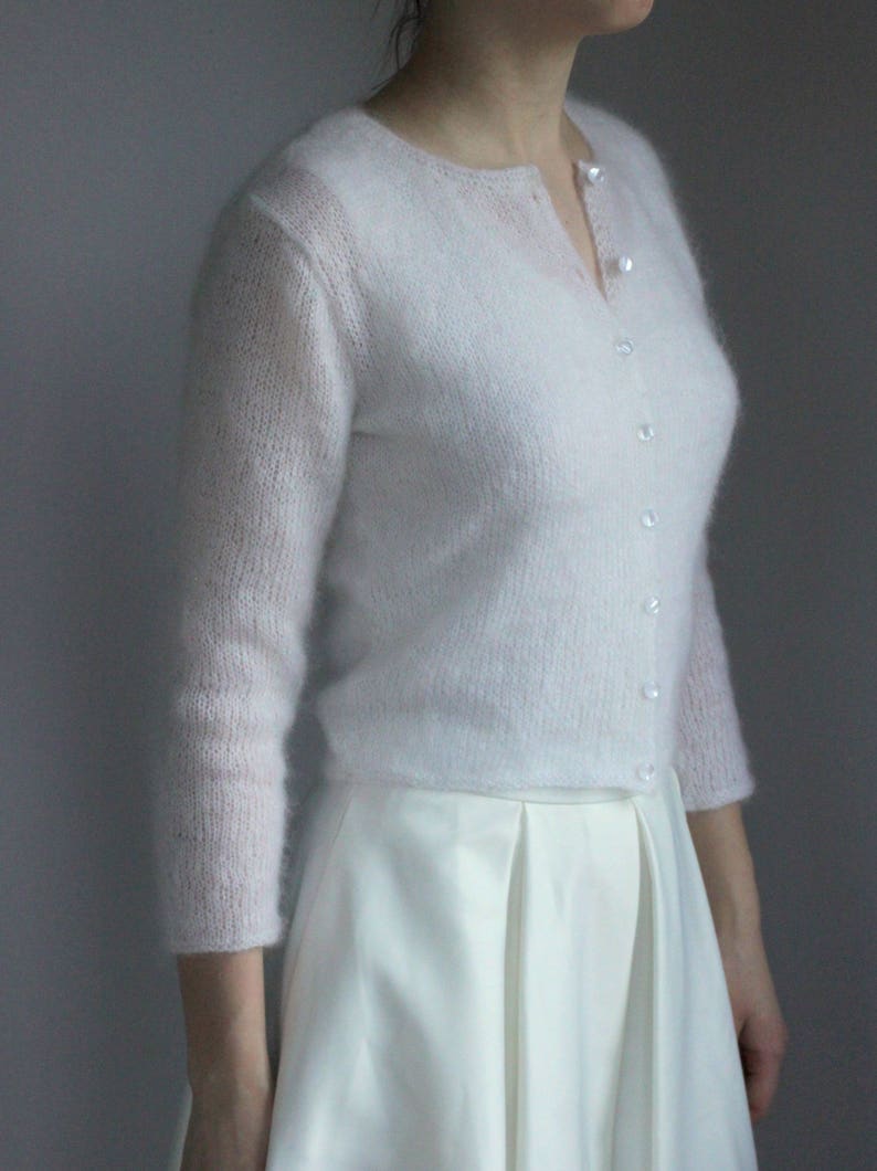 Wedding sweater for bride