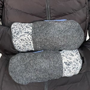 Women&#39;s Cashmere Wool Sweater Mittens WCM0012