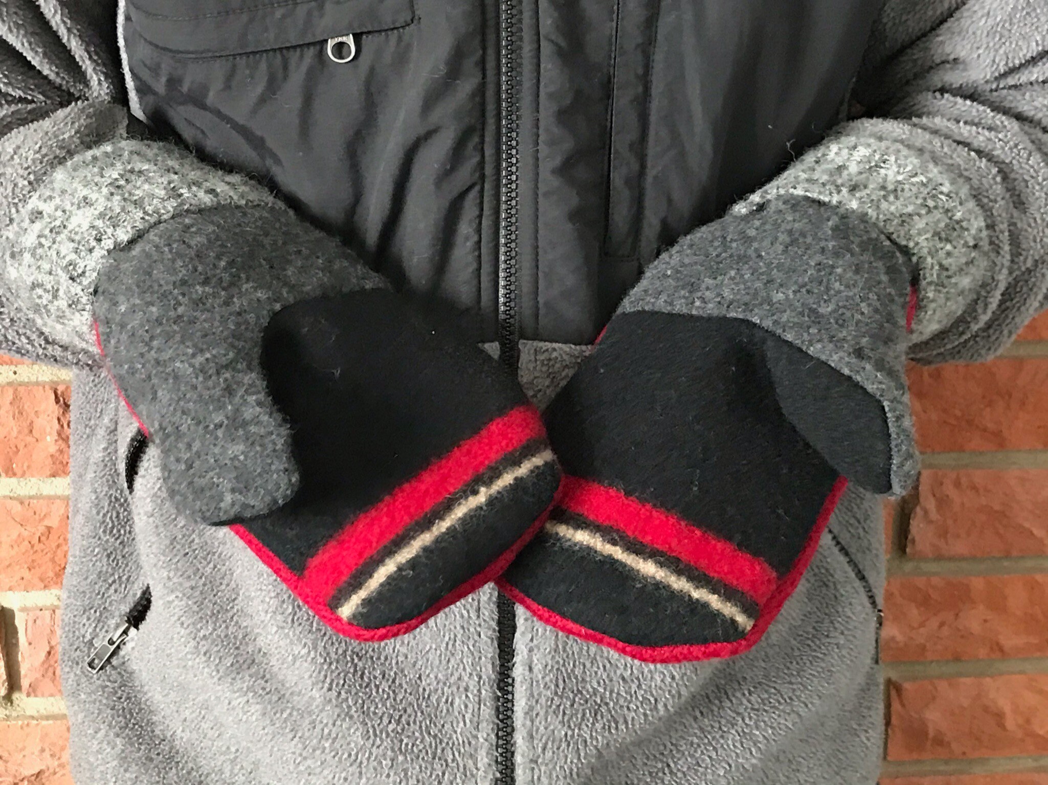 Mens Wool Sweater Mittens Etsy