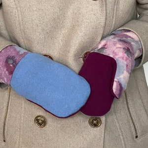 Women&#39;s Cashmere Wool Sweater Mittens WCM0005