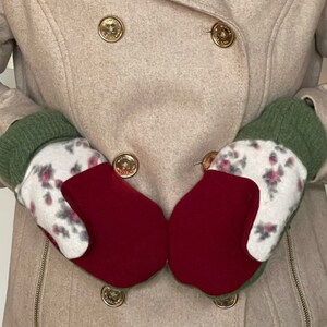 Women&#39;s Cashmere Wool Sweater Mittens WCM0001