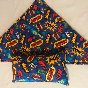Comic Word Pattern Reptile Hammock, Pillow or Matching Set - Free Shipping