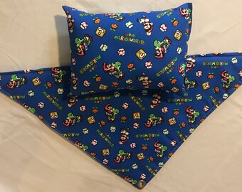 Super Mario Bros. Pattern Reptile Hammock, Pillow or Matching Set - Free Shipping