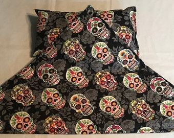 Sugar Skulls Hammock, Pillow or Matching Set - Free Shipping