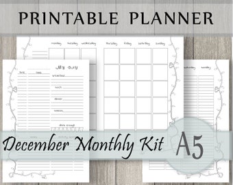 watercolor agenda 2019 printable planner pages undated etsy