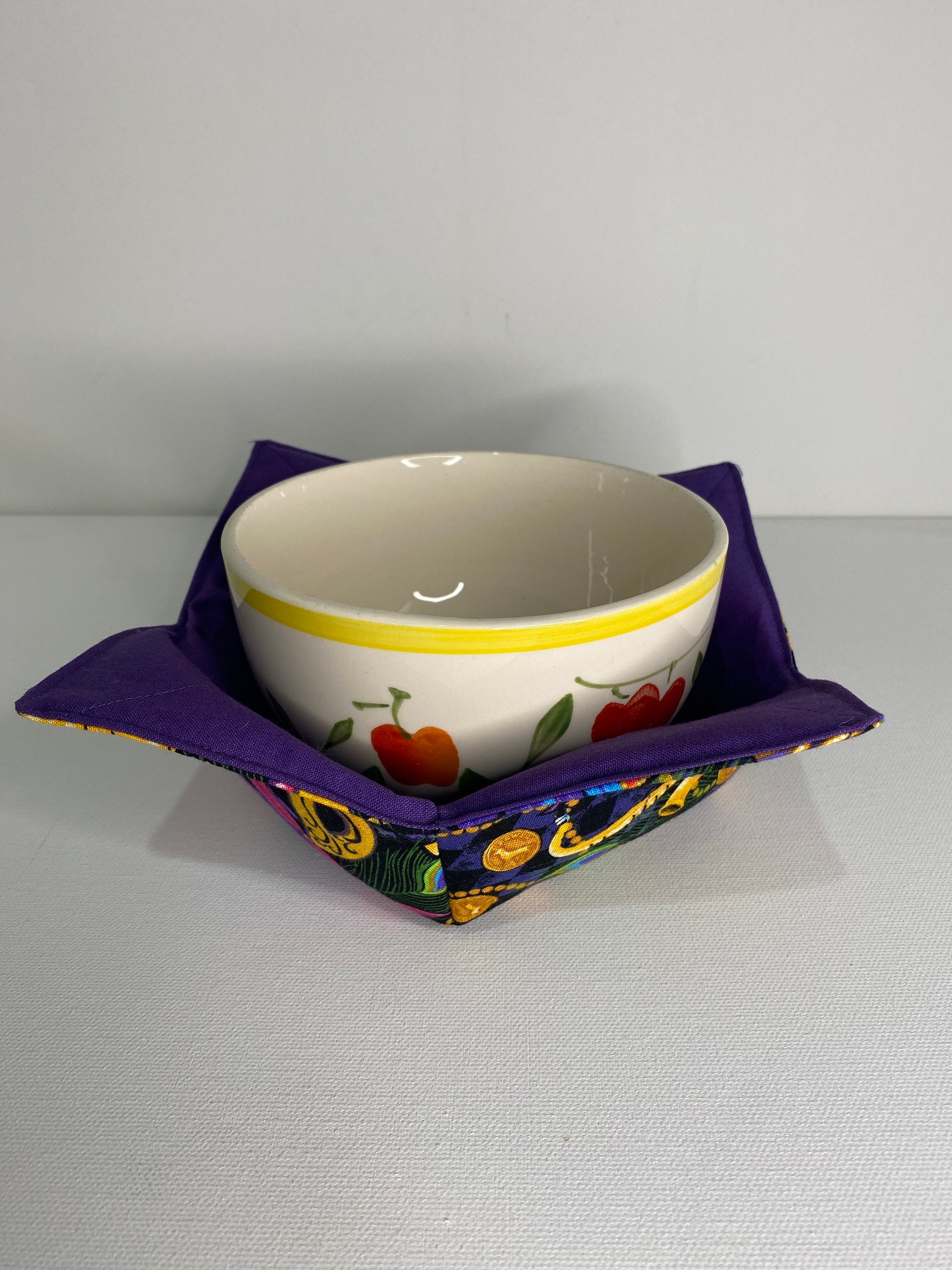 Bowl holders in a set of 4. Keeps hands from being cold or Etsy