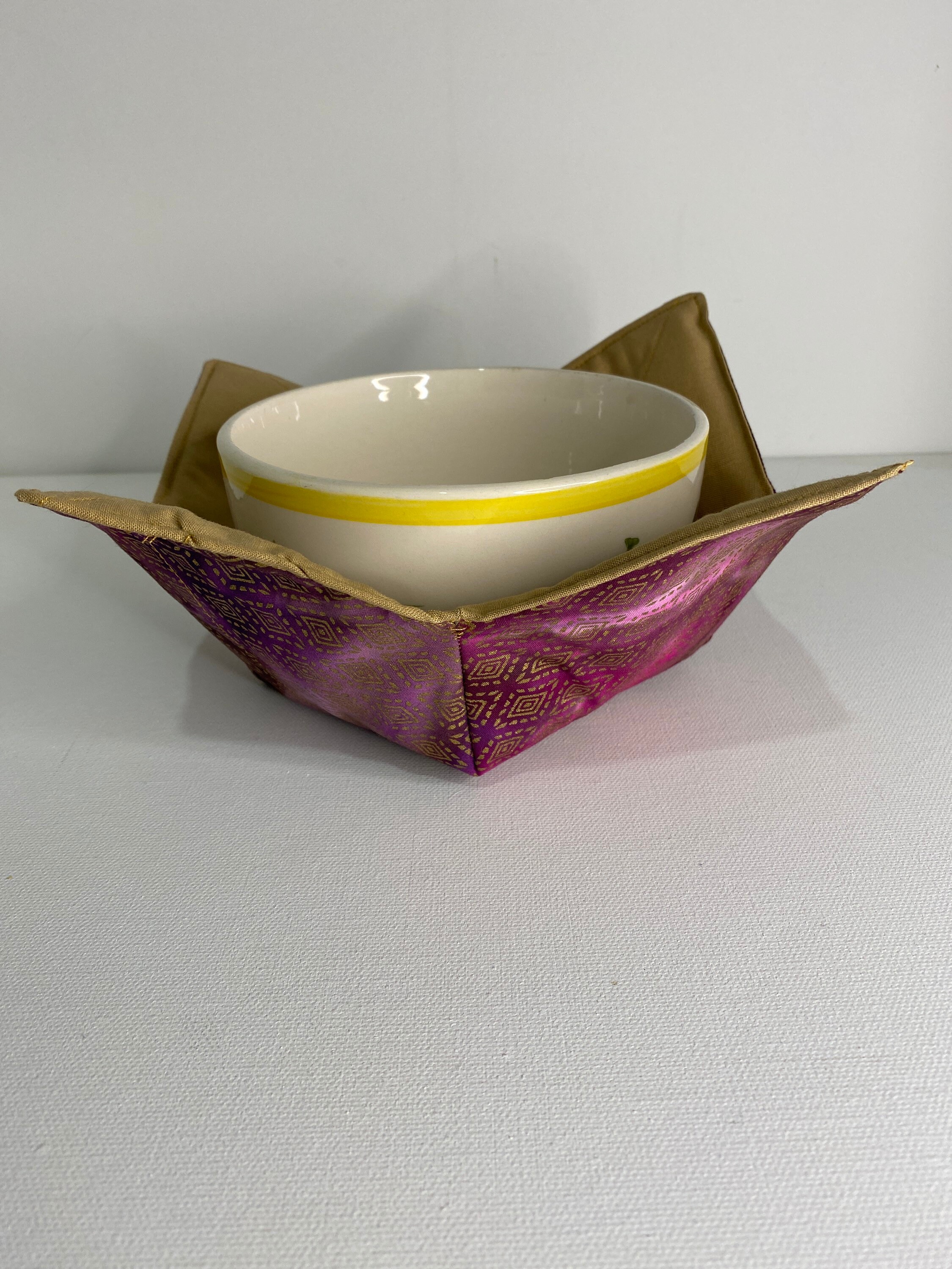 Bowl holders in a set of 4. Keeps hands from being cold or Etsy