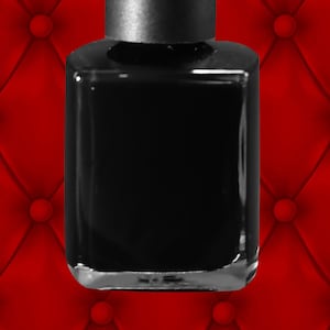 Black Leather 21 Free Vegan Matte Black Nail Lacquer