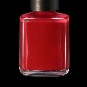 Red Pleather 10 Free Vegan Red Cream Nail Lacquer